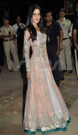 Bollywood Actress Katrina Kaif Anarkali Suits Image