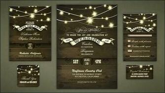 Wedding Invitation For Your Rustic Themed Big Day Check Wallpaper
