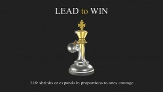 Courage Lead To Win Wallpaper6