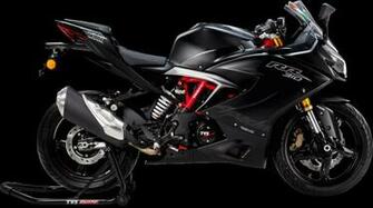 Tvs Apache Rr Sinister Red Pictures Photos Image Snaps