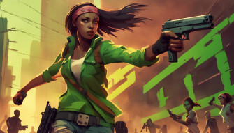Left Dead Zoey Wallpaper