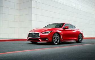 Wallpaper Red Infiniti Car Sport Q60 Metallic