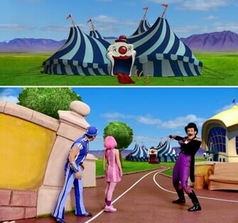 Visual Effects Lazy Town Background