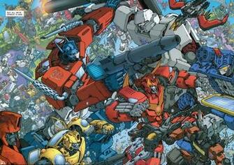 Transformers Panel New Comic Inside Cover Issue High Resolution