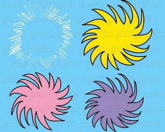 Kids Printable Whimsical Background And Clip Art Lorax Inspired