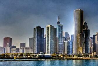 Misty Chicago Skyline Nate Siggard