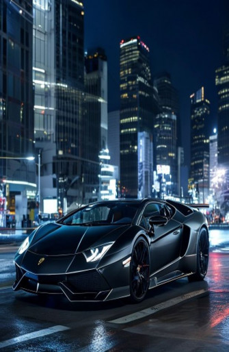 Black Lamborghini Wallpaper