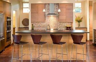 Wallpaper Wooden Bar Counter Design