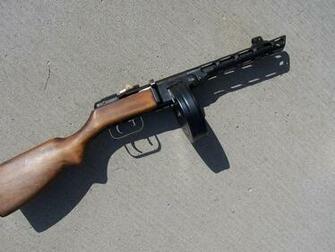 Machine Gun Guns Weapons Ppsh 62x25mm Russians