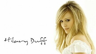 Beautiful Hilary Duff Choice Wallpaper