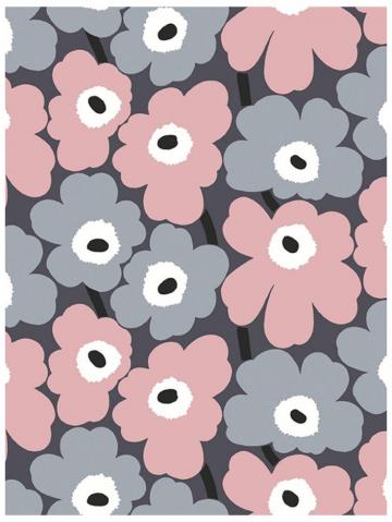 Marimekko Pieni Unikko Wallpaper At John Lewis Partners Poppy