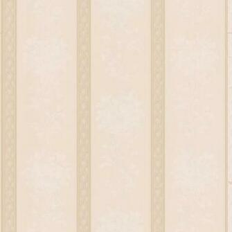 Brewster Neutral Beige Ornate Stripe Wallpaper