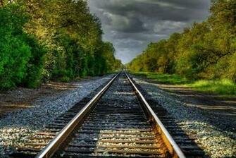 Train Track Wallpaper Railroad
