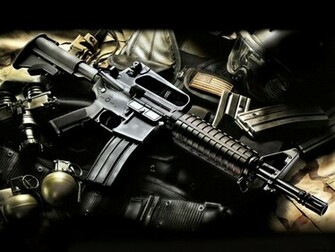 HD M16 Rifle Wallpaper Military Wallbase