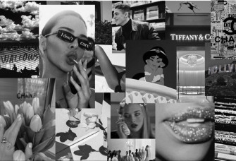 Black And White Aesthetic Collage Wallpaper Laptop