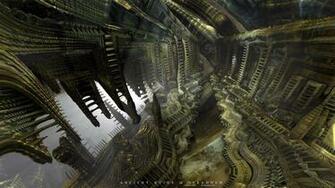 Ancient Ruins Wallpaper Of Alkah Deh By