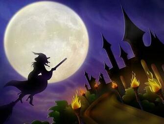 Scary Halloween HD Wallpaper Pumpkins Witches Spider Web