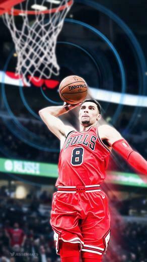 Zach Lavine Original Nba Wallpaper Chicago