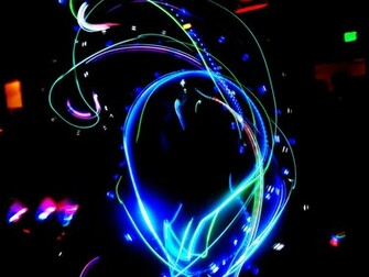 Neon Rave Lights Wallpaper Light Show By