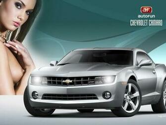 Wallpaper Chevrolet Camaro And Sexy Brunette Photo Pictures