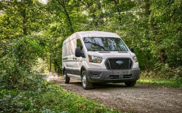 Wallpaper Ford Transit 4k Front Exterior