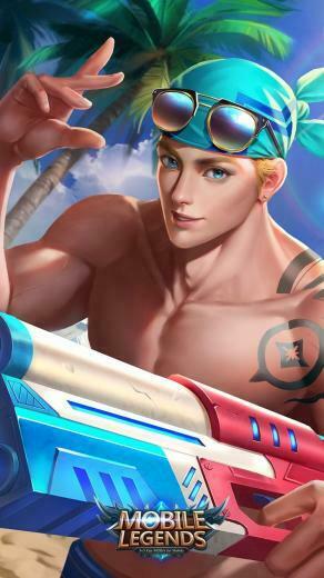 Wallpaper Mobile Legends Clint Sun Sand Em El Legend