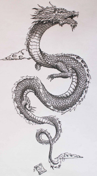 Japanese Dragon Tattoo Wallpaper