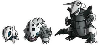 Pokemon Aron Lairon Aggron Evolution By Twinkietoaster On