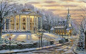 Robert Finale Impressionistic Oil Painting Wallpaper