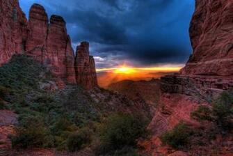 Cathedral Sunset Sedona Az Michael Wilson Featured