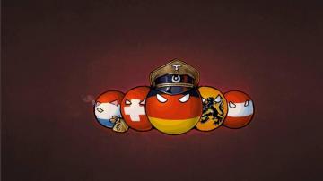 Anime Countryballs Germany Switzerland HD Wallpaper Desktop