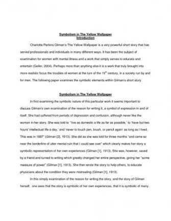 Why I Wrote The Yellow Wallpaper Best Auto Res