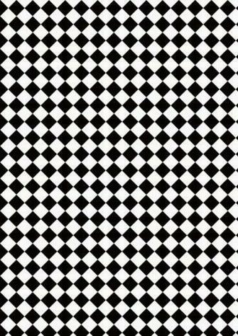 Black And White Tile Paper Small Large