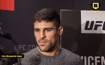 Vicente Luque Redo Och Villig Att G Match Under Ufc Wallpaper