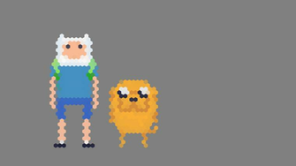Made An Adventure Time Wallpaper With Hexels