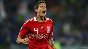 Defender Daniel Agger Denmark Wallpaper Players Teams