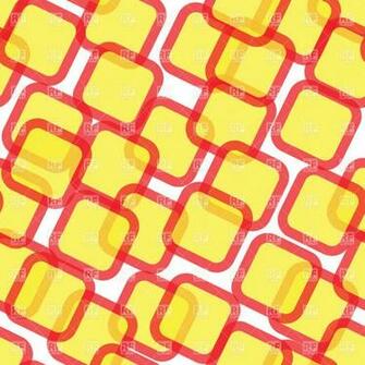 Yellow Squares With Red Outlines Seamless Background Background