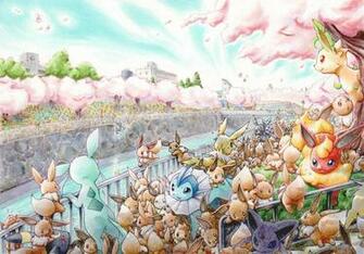 Welcome To Eevee Paradise Pokemon Wallpaper