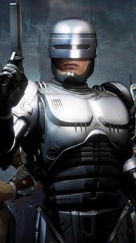Mortal Kombat Aftermath Robocop Sheeva Fujin 4k Wallpaper