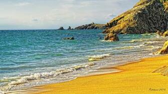 Beautiful Scenery Of High Definition Beach Background Wide Wallpaper