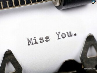 Miss You Wallpaper