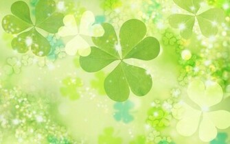 Glistening Clovers Wallpaper Myspace Background