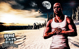 Wallpaper Gta San Andreas By Thedamdambw12 Fan Art Games