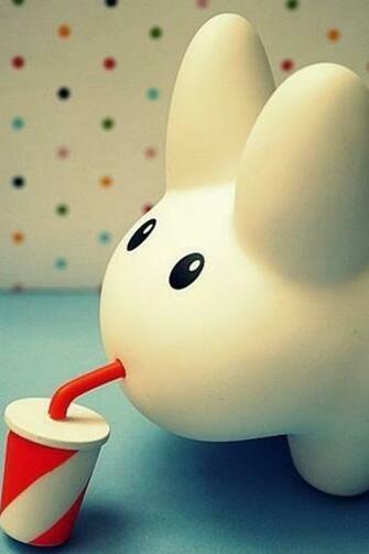 Cute Rabbit Simply Beautiful iPhone Wallpaper