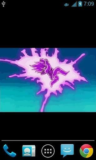 Bigger Goku Vs Vegeta Live Wallpaper For Android Screenshot