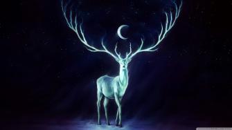 Spectral Deer Wallpaper