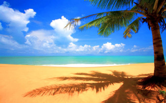 Beautiful Beach Background Wallpaper