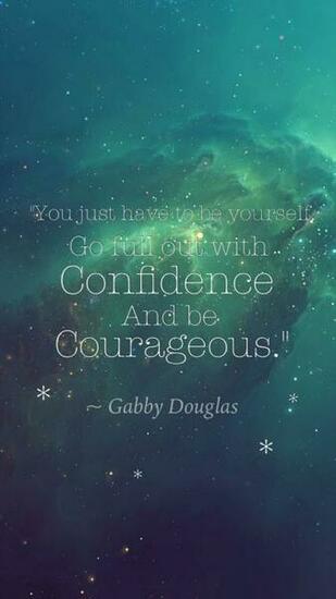 Gymnastics Gabby Douglas Quote Wallpaper