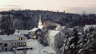 Christmas In New England Wallpaper Jpg