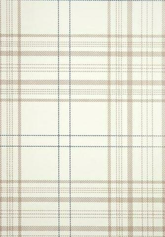 Rakel Plaid Wallpaper Off White And Brown With Dark